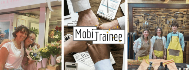 Couverture Facebook Promos Collection été Collage Photo Noir Blanc Bleu stage erasmus